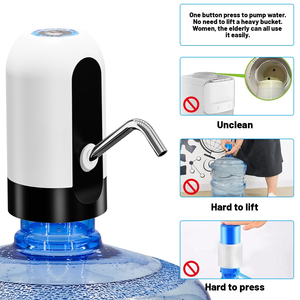 Adaptateur pour mini-chargeur USB, pompe électrique automatique pour bouteille de 5 gallons, pompe à eau potable portable alimentée par batterie - Product Image 2