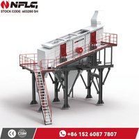 Séparateur de sable NFLG, machine mobile de criblage vibrant, séparateur de sable modulaire série NYS, crible vibrant circulaire, moteur AC haute performance