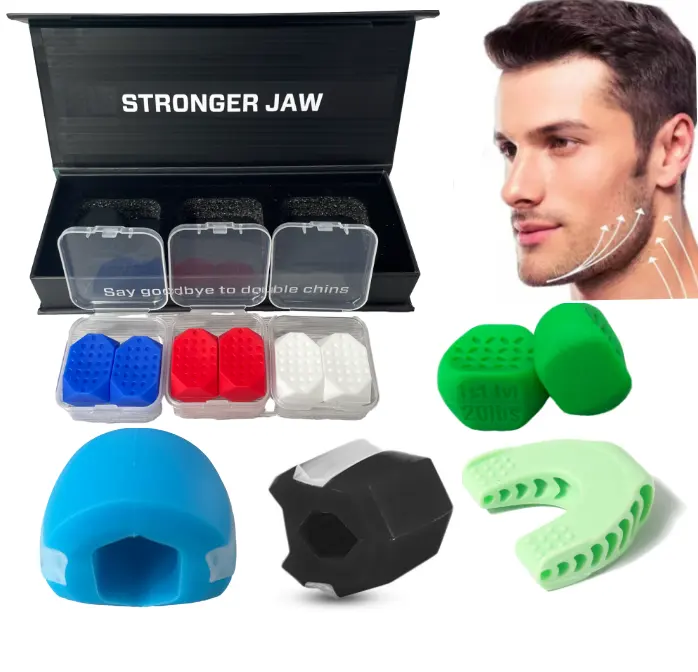 gel jawline exercise ball, jawline muscle training, chewable exercise ball for face jaw neck trainer