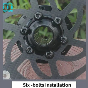 Rotor de <span class=keywords><strong>frein</strong></span> <span class=keywords><strong>à</strong></span> disque SeeMore ODM/OEM 180 mm avec 6 boulons, rotor de <span class=keywords><strong>vélo</strong></span> en carbone pour <span class=keywords><strong>vélo</strong></span> de route/VTT/BMX, compatible avec moyeu fileté de 44 mm - Product Image 3