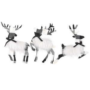 تخفيضات 2026: تذكارات فاخرة على شكل غزلان لتزيين شجرة عيد الميلاد - Product Image 3