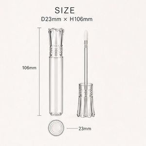 Gloss à lèvres scintillant de qualité supérieure avec effet miroir et effet repulpant pour le maquillage quotidien, logo personnalisé disponible - Product Image 2