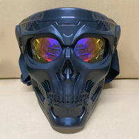 Masques tactiques d'Halloween, masques de moto, masque coupe-vent intégral, masque de squelette protecteur pour le cosplay, pour la conduite à vélo
