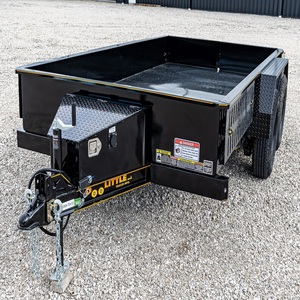 New Design Wholesale <b>Farm</b> 5x10 Hydraulic Dump <b>Trailer</b> Gear Motor Core Components Heavy Load Capacity Agricultural Transport High - Product Image 1