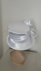 Fashion <strong>Women</strong> Feather Handmade <strong>Wedding</strong> White Formal Party Lady Church <strong>Hat</strong> Wholesale New Elegant <strong>Women</strong> for Mother 's Day - Product Image 4