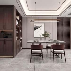 Mueble para Vajilla Personalizado, Moderno y Sencillo, Mueble Alto Integrado para Sala de Estar, Vinoteca y Mueble de Almacenamiento - Product Image 5