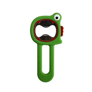 Abridor de Botellas de Silicona con Diseño de Rana, Abridor de <span class=keywords><strong>Cerveza</strong></span> con Forma Personalizada, Patrón Animal, para Fiestas, Bares, Regalo Premium, Directo de Fábrica - Product Image 4