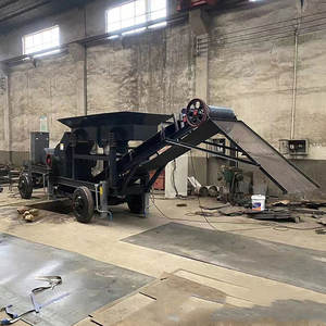 Trituradora de Piedra Móvil de Martillos Pequeña de 5.5 kW para Arena y Roca con Criba Vibratoria - ¡Gran Oferta! - Product Image 1