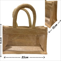 Sac de shopping en PVC transparent pour femmes, jute en lin, à poser sur les pots, pour les dames, livraison gratuite