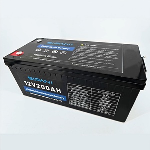 SIPANI 12 V 200 Ah batterie für Außenbeleuchtung wiederaufladbarer Lithium-Ionen-Batteriepack 12 V Tiefzyklus-Energie-Speicherbatterie