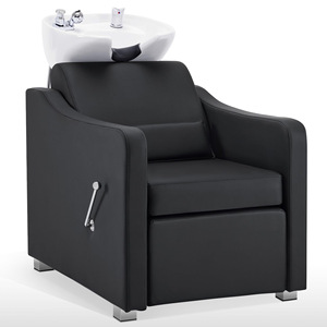 Muebles de Alta Gama para Barbería, Lavabo para Champú, Lavacabezas y Silla para Salón de Belleza - Product Image 1