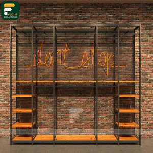 Exhibidor de Ropa Moderno para Boutique, Mostrador de Ropa, Vitrina de Vidrio, Muebles para Tienda - Product Image 5