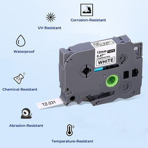 ShinColor Premium <span class=keywords><strong>Tze</strong></span> <span class=keywords><strong>231</strong></span> TZE631 TZE133 12mm ruban d'étiquettes pour Brother p-touch imprimante d'étiquettes Tz ruban d'étiquettes - Product Image 5