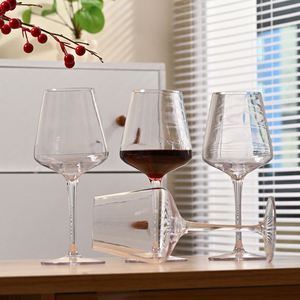 Verres à vin rouges/blancs transparents robustes de 12 oz avec longues tiges pour les fêtes, les mariages et l'usage domestique - Product Image 4