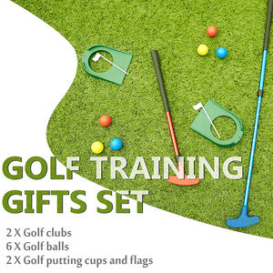 Offre Spéciale : Ensemble de Putters de Golf pour Enfants, Logo Personnalisé, Putter Rétractable Bidirectionnel en Acier, Gaucher avec Poignée en Caoutchouc pour Adultes/Enfants - Product Image 5