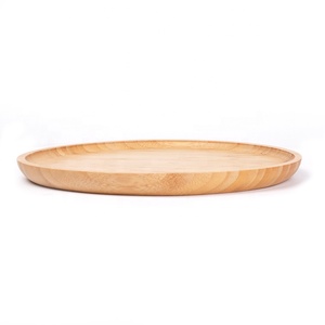 Bamboo Round Plates Cheese Plates Coffee Tea Serving <strong>Tray</strong> Fruit Platters Party Dinner Plates Sour <strong>Candy</strong> <strong>Tray</strong> - Product Image 3