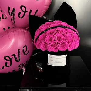 Venta al por mayor Regalo del Día de San Valentín Rosas naturales preservadas Flores artificiales en caja Duradera Eterna Inmortal para siempre - Product Image 4