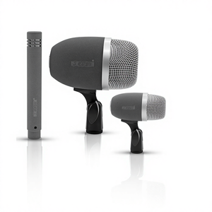 Kit Microfono Professionale XLR Cardioide Unidirezionale a Condensatore Conga D0100H5AVMJ per Strumenti Musicali, Set per Rullante e Tom per Musicisti - Product Image 1