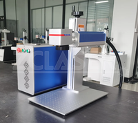 Máquina de Grabado Láser de Fibra CNC para Decoración de Metal y Piedra en 3D, Compatible con Formatos DXF/PLT/BMP/DWG/AI, Sistema de Control BJJCZ