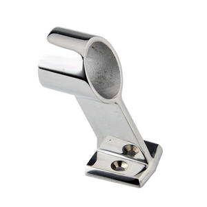 Support de jambe haut en acier inoxydable de 25 mm pour bateaux, pêche commerciale, yachts, bateaux rapides, état neuf, accessoires de bateau - Product Image 1