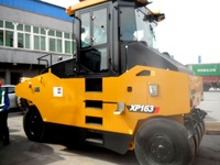 Nouveau Compacteur Vibratoire de Sol XP163 16 Tonnes à Tambour Unique, Rouleau Pneumatique, Moteur Diesel, pour la Construction de Bases Routières