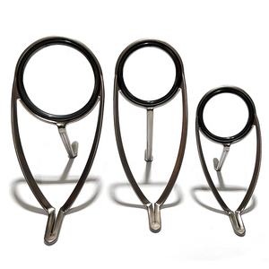 Anillas de caña de pescar TAKEDO TN90 TUKWLSG color gris ahumado SIC para carpas y surfcasting, componentes para la construcción de cañas, accesorios DIY para cañas. - Product Image 1