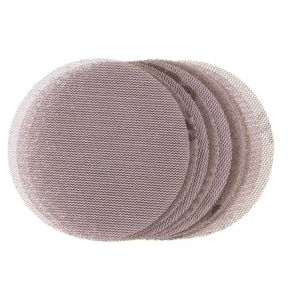 Disques abrasifs en maille rouge de 4 pouces (100 mm) sans poussière, disques abrasifs en filet pour le ponçage à sec du bois, du métal, du verre, du plastique - Product Image 1