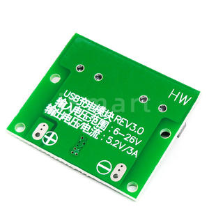 Módulo de Carga Reductor de Voltaje CC-CC de 9V 12V 24V a 5V, Salida USB Doble, Regulador de Carga de 3A - Product Image 4