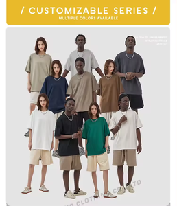 Offre Spéciale 100% coton impression personnalisée Simple décontracté à manches courtes T-shirt pur coton col rond tissu lavé hommes t-shirt - Product Image 3