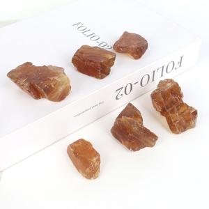 Natural Rough Quartz Crystal <strong>Raw</strong> Stone Mineral Specimen <strong>Amber</strong> for Gift - Product Image 1