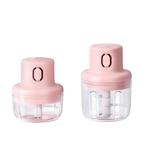 Hacheur de nourriture électrique en acier inoxydable, presse-ail, hachoir à viande, mini hachoir à légumes, machine à écraser, gadgets de cuisine USB - Product Image 1