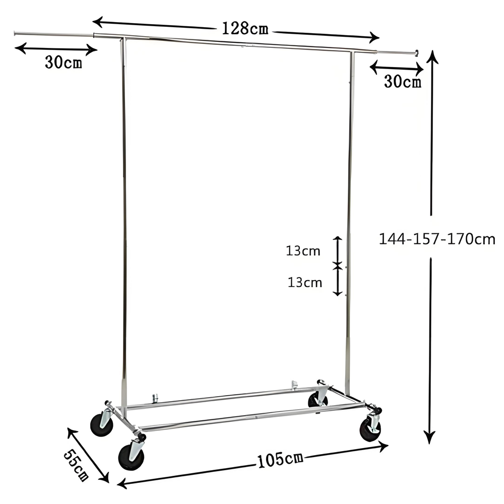 Ancho: 128-188CM, Alto: 144-157-170CM