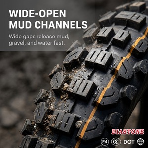 Pneu de moto 4.10-18 à tractions profondes, sans chambre à air, résistant à l'huile et à la chaleur, homologué DOT ECE pour utilisation en <span class=keywords><strong>rallye</strong></span> - Product Image 3