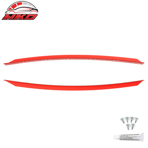 เหมาะสำหรับ Subaru BRZ 22-25 สไตล์ STI สีแดง ชุดแต่งกันชนหน้าแบบ Splitter ป้องกันรอยขีดข่วน วัสดุ EPDM 2 ชิ้น อุปกรณ์ตกแต่งภายนอกคุณภาพสูง - Product Image 3