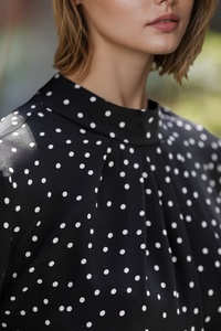 Camicetta <span class=keywords><strong>elegante</strong></span> e confortevole da <span class=keywords><strong>donna</strong></span> camicia da <span class=keywords><strong>donna</strong></span> in seta di gelso traspirante con colletto rialzato stile Casual intrecciata per la primavera estate - Product Image 6