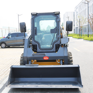 Cargador de jardín para granja doméstica, pala frontal, 4x4, cubo eléctrico, cargador de dirección deslizante con orugas con argumento - Product Image 4