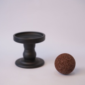 Boule de roches volcaniques diffuseur avec bougeoir - Product Image 5