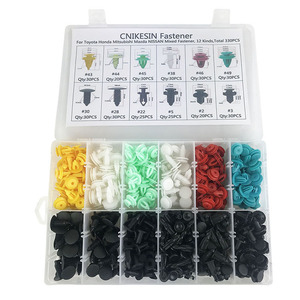 CNIKESIN – attaches en plastique pour automobile, 330 pièces, clips mixtes pour Toyota Honda Mitsubishi Mazda Nissan - Product Image 2