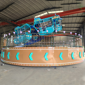 Brave Turntable Flying Turntable Outdoor Carnival Ride Funfair Thrill Attraction Kids Amusement Rides Steel Fiberglass - Product Image 3