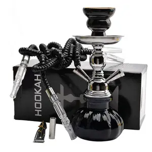 New Arrival Metal Material Smoking Hookah Shisha Mix Color Portable Fashion Shisha Hookah