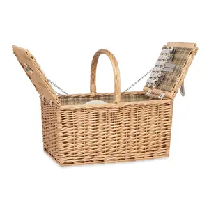 Cesta de picnic MIMBRE PLUS, merchandising personalizado - Product Image 5