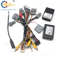 Kabel Radio Konektor 22Pin 24Pin 28Pin untuk Pemutar Android Mobil, Kabel Harness Pemutar DVD dengan Canbus untuk Honda Accord