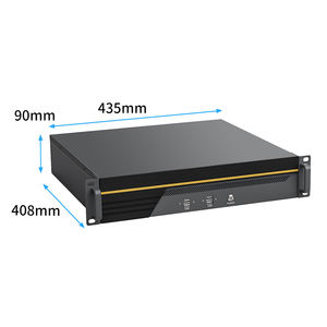 BKHD Montaje en rack 2U Host de computadora industrial 1LAN 6COM RS232 RS485 GPIO Intel J4125 J6412 Linux/WIN10/7/<span class=keywords><strong>XP</strong></span> - Product Image 5