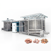 2026 Hot Sale Automatische IQF Spirale Vriesmachine voor Bakkerijbrood Ruimtebesparende Verticale Vriesmachine SUS304 CE Gecertificeerd