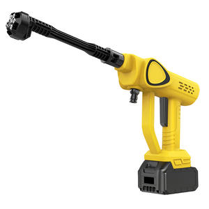 Draadloze lithium-ion accu hogedrukreiniger, ABS materiaal, geel & grijs, huishoudelijk gebruik - Product Image 3