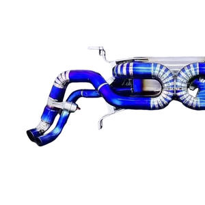 Knalpot untuk Audi <span class=keywords><strong>R8</strong></span>, paduan Titanium bagian ekor knalpot Valved Axle bagian belakang knalpot - Product Image 3