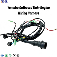 Harness Kabel Mesin Luar Perahu Yamaha 60H-82590-01 10Pin Rakitan Kabel Utama untuk Mesin Kapal Laut 150-200HP V6 2 Tak