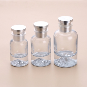 Gradient Matte Đen Vòng Nước Hoa Chai Núi Dưới 30Ml 50Ml 100Ml Hỗ Trợ Tùy Chỉnh Màu Cơ Sở - Product Image 3