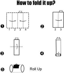 Tapis de pique-nique imperméable avec poignée en cuir, couverture de pique-nique rembourrée résistante au <span class=keywords><strong>sable</strong></span> pour le Camping en plein air, la randonnée et les voyages - Product Image 5