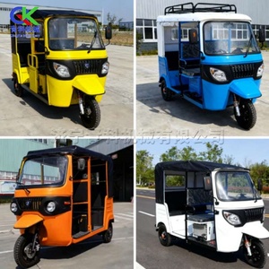 <span class=keywords><strong>Triciclo</strong></span> Motorizado Personalizado al por Mayor de Fábrica en África, Auto Rickshaw de Tres Ruedas, Tuk Tuk de Gasolina, Vehículo Cerrado para Pasajeros - Product Image 2